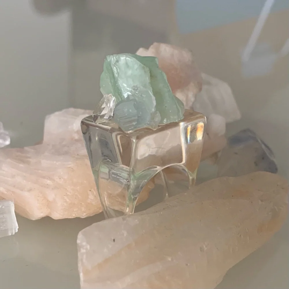 Re-worked Acrylic Ring - Picture 2 of 8